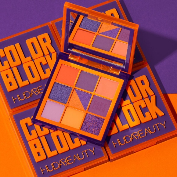 Huda Beauty Color Block Obsessions Palette: Purple & Orange - Picture 1 of 2